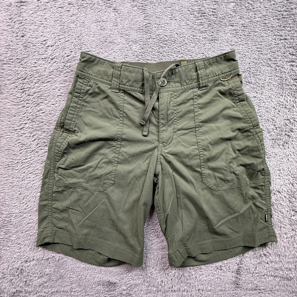 REI Co-op  Sahara Bermuda Shorts Women's 2 Ranger Green Nylon Stretch Outdoors